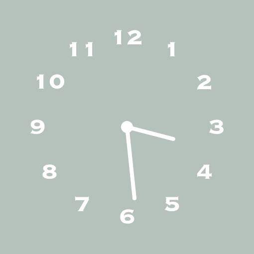 Fashionable Clock Widget ideas