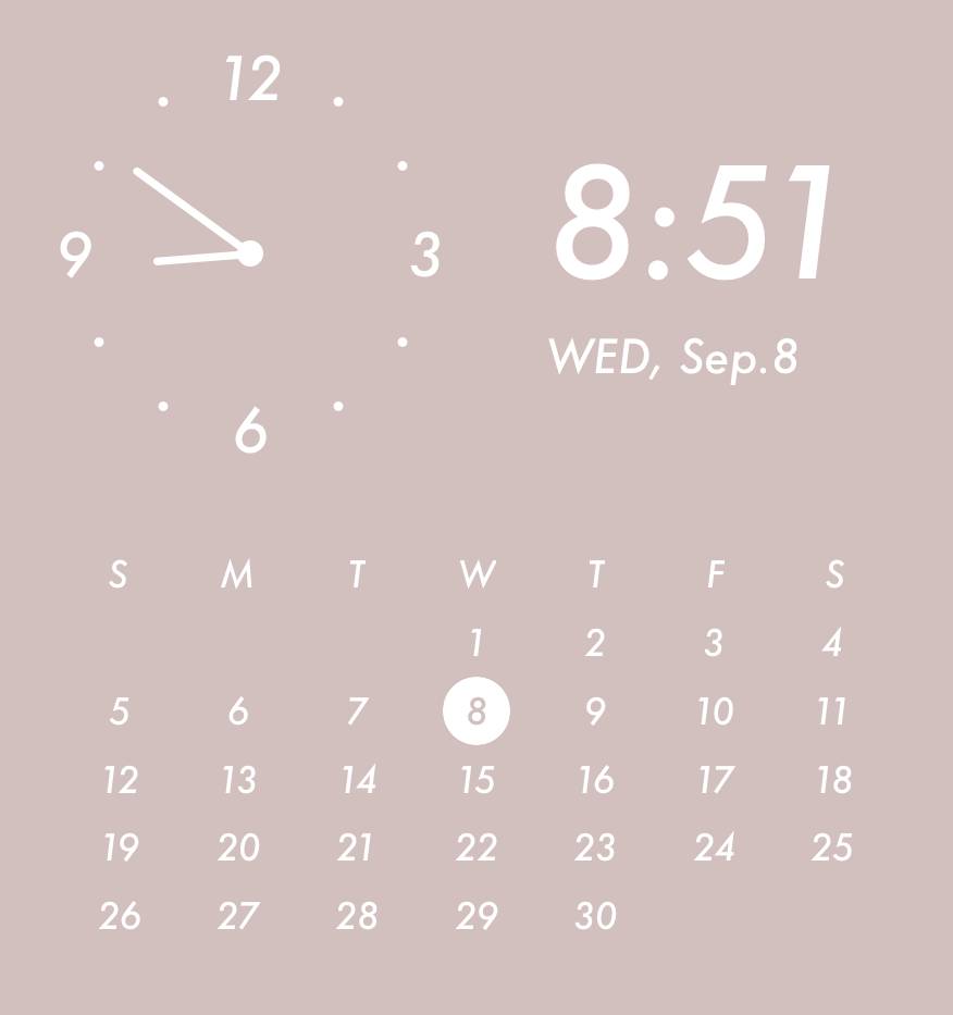 Simple pink widget Horloge Idées de widgets[pB907AMCn3RGTs2c0SqI]