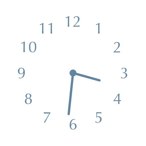 Vintage blue widget ساعة أفكار القطعة[yVc5lVnMLAkPx8lGFoLg]