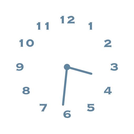 Vintage blue typing widget ساعة أفكار القطعة[kzBhseFrCBFVDmBxBob8]