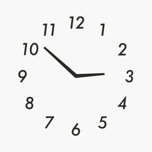 Gray cool widget ساعة أفكار القطعة[s36gbLqgsZ8Sl6z0ybtC]