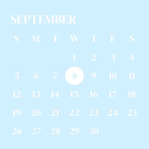 Sky blue widget Calendario Ideas de widgets[iFnuBlRlHwcSzlqiJO9Y]
