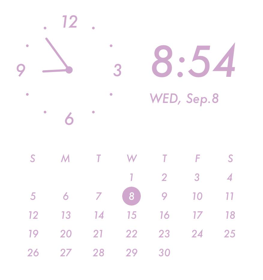 Purple pink street widget ساعة أفكار القطعة[YCkJo8VJsJNPjmTmo4Qw]