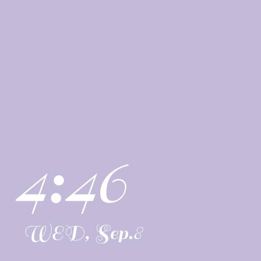 Soft purple widgets 시간 위젯 아이디어[27LmfPs119whg9okPxHt]