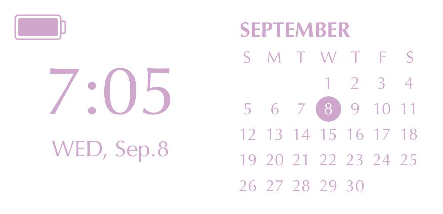 Purple pink elegant widget Kalender Widget-Ideen[ydMTSZwEVKN10zRqazR7]