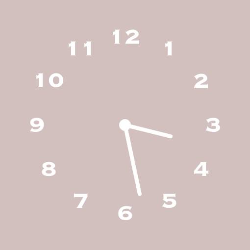 Neutral pink street widgets Laikrodis Valdiklių idėjos[oUrQvtgLpvlZGDucmHHy]