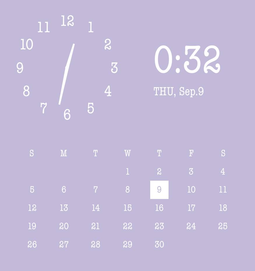 Soft purple widgets ساعت ایده های ویجت[LEOLm7GjHwlc41bj32ht]