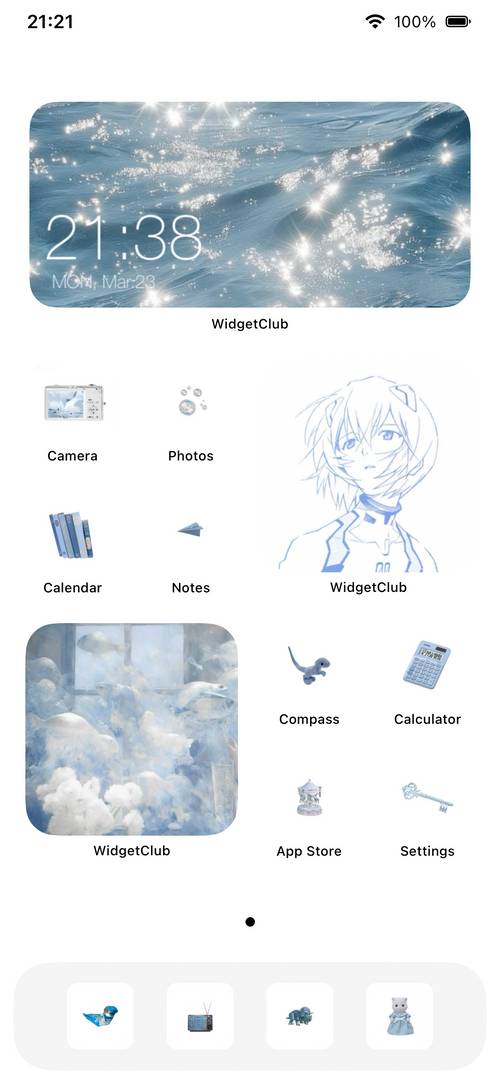 儚げブルー Home Screen ideas[vToKfUJMrxeCypJfbrep]
