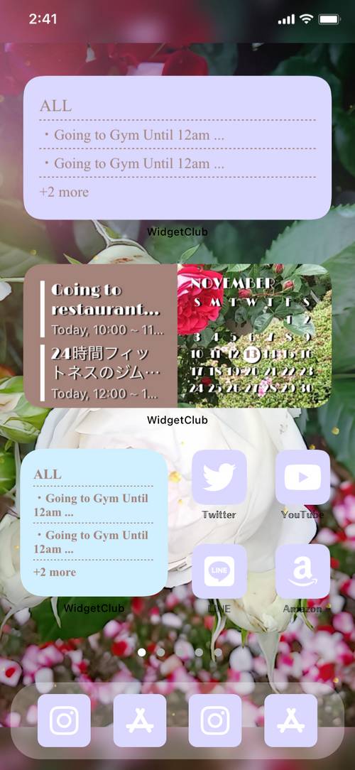 薔薇メインのロック画面とホーム画面 Home Screen ideas[B1RX9jO7PRjAZs8V4Jr9]