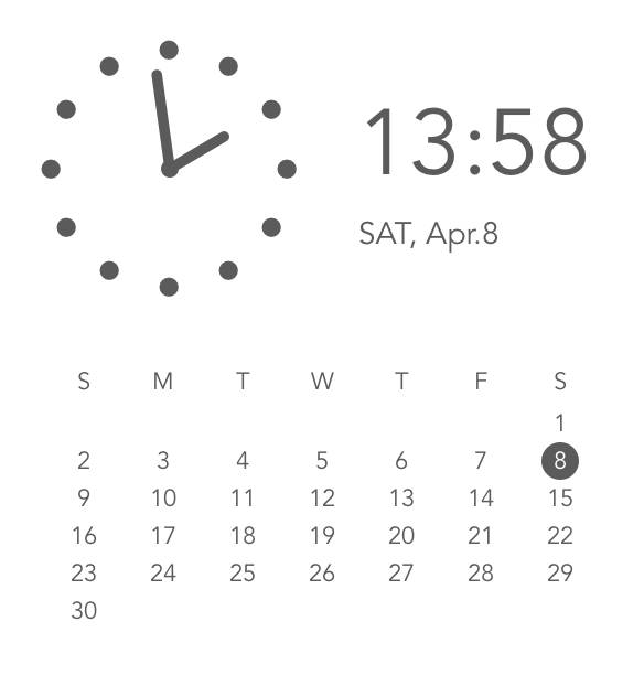 Horloge Idées de widgets[FgvPNtKOjfB9Z1McPHDT]