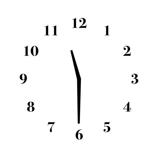 Simple Clock Widget ideas
