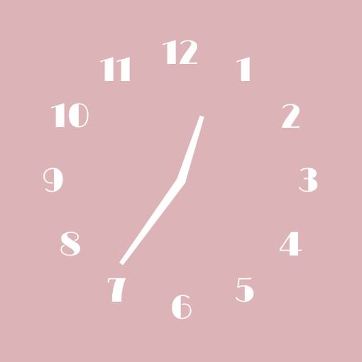 pink Uhr Widget-Ideen[wmYYCrmK3k9A0XKGDigb]