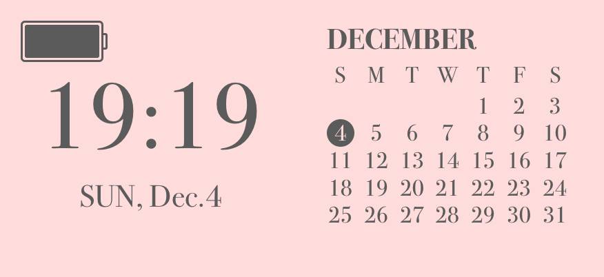 ピンク Kalendar Idea widget[e9du4ejy112GznhdKTZo]
