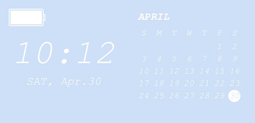 Light blue Calendario Idee widget[QGZZCKanPTf1DgOLSzoC]