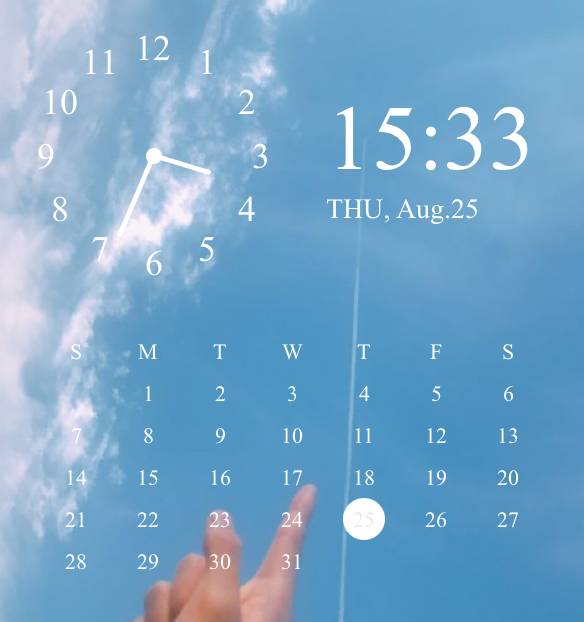 Clock Widget ideas[PpgEyEsCgPvSbUJO8m18]