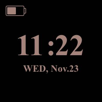 オシャレ✨ Time Widget ideas[aahwJ5Jt6zLIl8Q2PYMi]