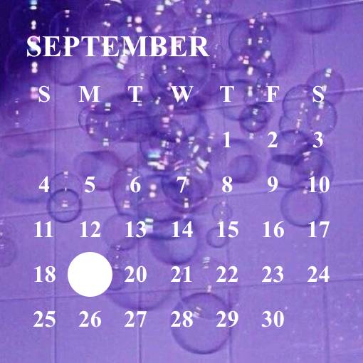 purple bubbleカレンダーウィジェット[ZXsHM0aba8c9AAtdzP6v]