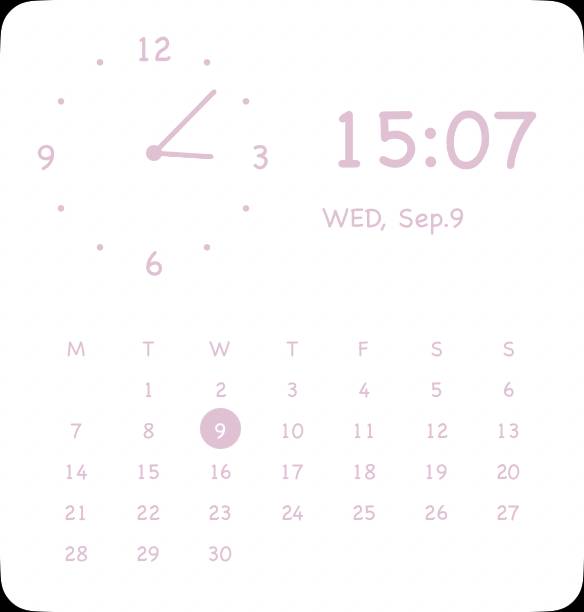 Pretty Clock Widget ideas[GmFdMtGyuFmmgjWIaVc3]