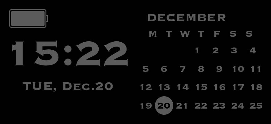 dark Calendar Widget ideas[GpkXSnopTbtzkYHXoZRZ]