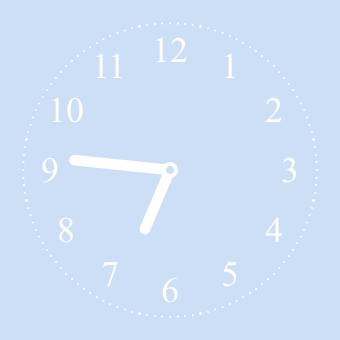 blue Horloge Idées de widgets[bAN4cDybddCbq89gvBvn]