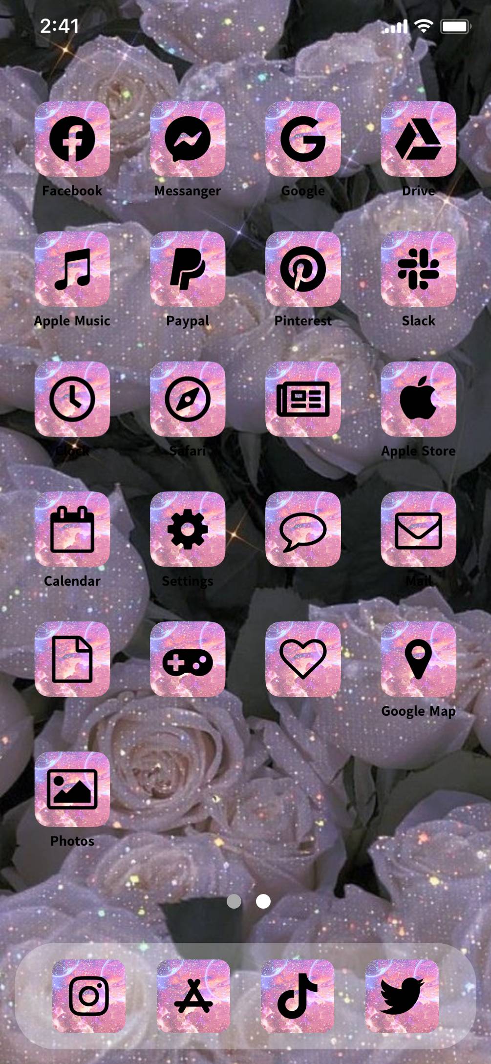 Pink, SparklyHome Screen ideas[PIknGqZOKnOR3ELuB7Aq]