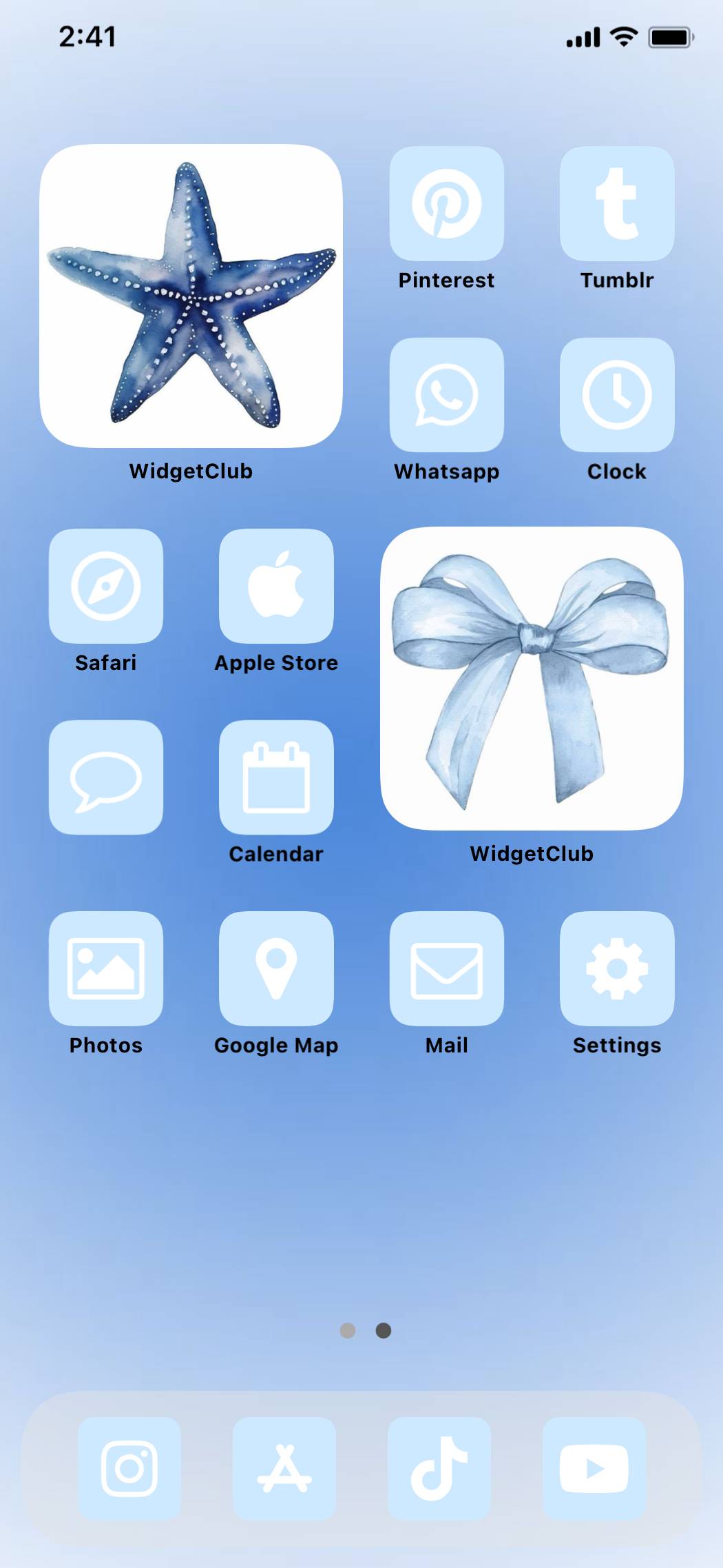 niebieska tapetaHome Screen ideas[DKGjactduWKjBbk1XR6i]