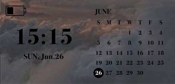 clock Calendario Idee widget[Q7eiTOUYAUwColHcDegp]