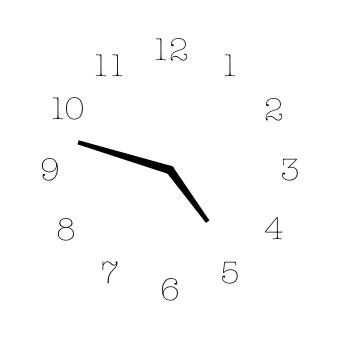 Simple Clock Widget ideas[DmTe0bi6BqmsdOAQAOtO]
