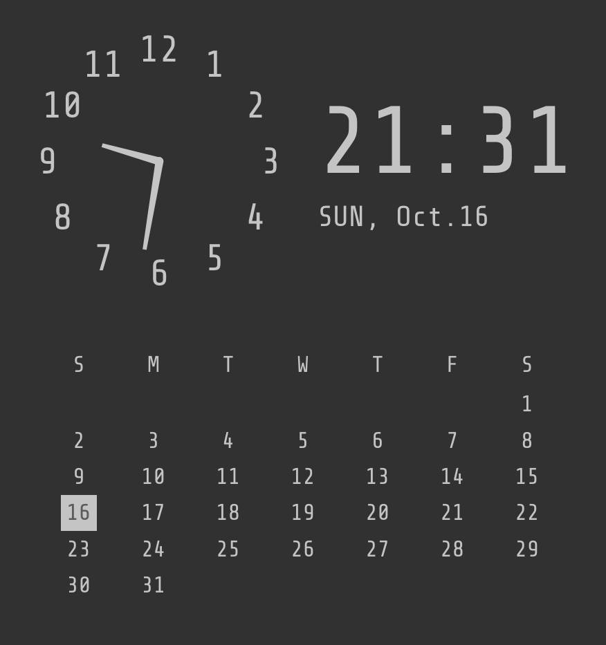 OWV Clock Widget ideas[SHFkb6iakFjS9RpY4645]