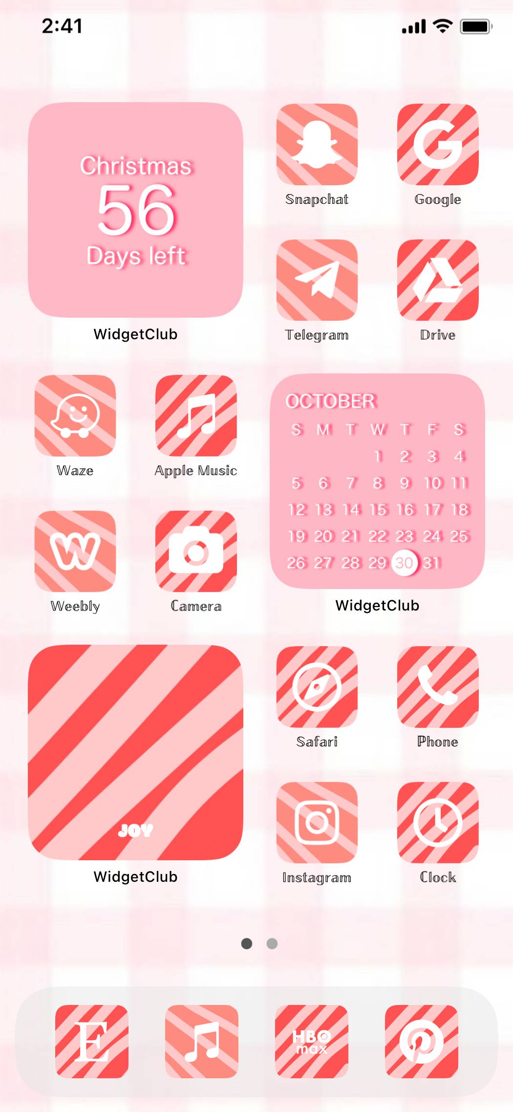 candy cane ChristmasHome Screen ideas[oN8oFK9p2VFnTSuS9mon]