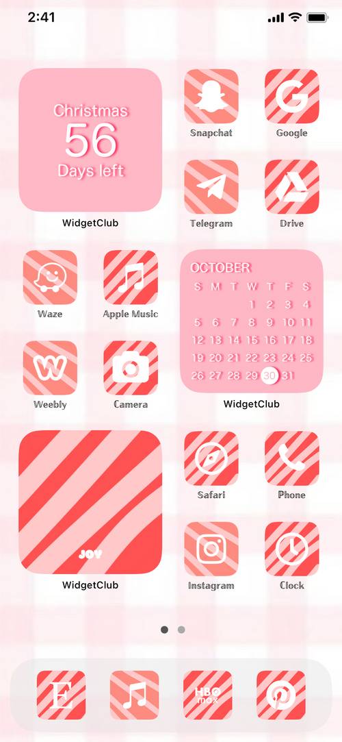candy cane Christmas Home Screen ideas[oN8oFK9p2VFnTSuS9mon]
