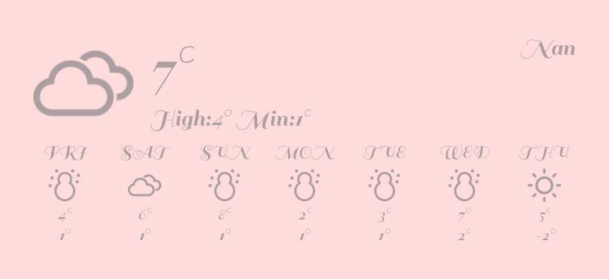 Weather สภาพอากาศ แนวคิดวิดเจ็ต[PvpeZjrIlg5HSLOKWcT6]