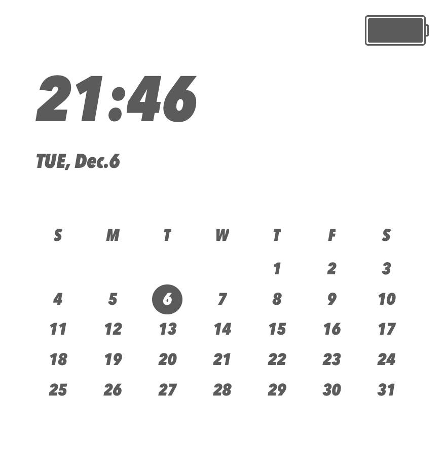 Calendrier Idées de widgets[rQSYPUQ0w5nvaEnH0TLV]