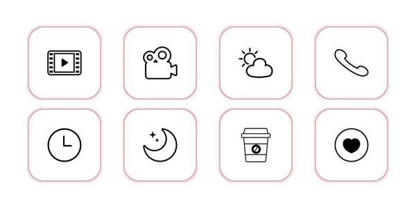 シンプル App Icon Pack