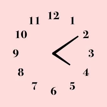 桜色の時計 Годинник Ідеї для віджетів[trBOFoxlCgi0oxJ1pTgl]