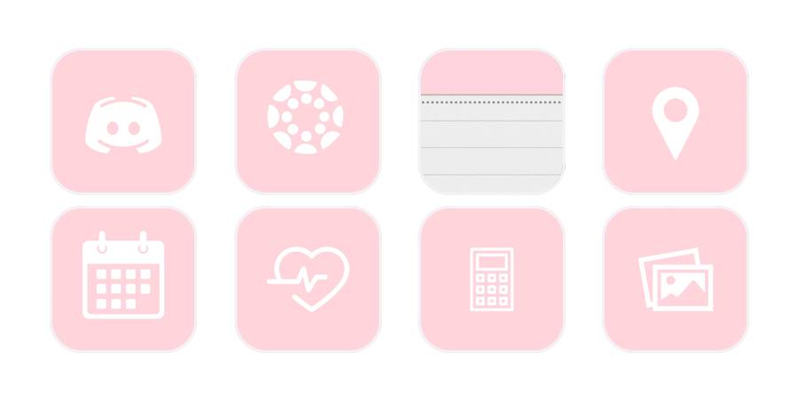 pastel pink Gói biểu tượng ứng dụng[ca7sRD6SXNMny4tmGVWg]
