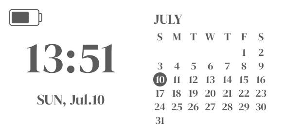カレンダー時計 カレンダー ウィジェット[JO385fXgXDfP7HRVmawv]