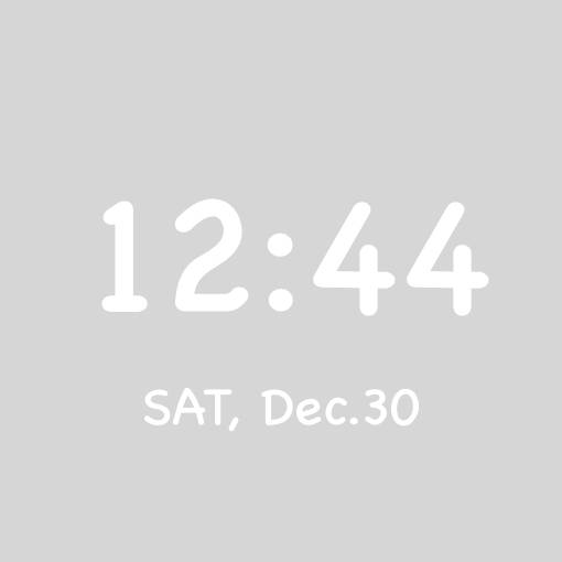 時計 Time Widget ideas[vSXCdf53076uM8lxZpJe]