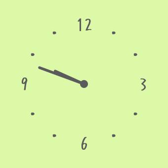 時計 Horloge Idées de widgets[l9U3LC4GDVTFxJBORGlN]