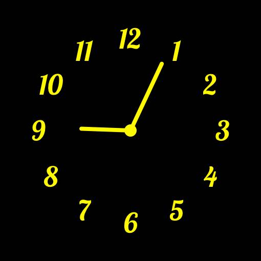 赤黒 Clock Widget ideas[H85EJu8a9vr9t9t8fTPs]