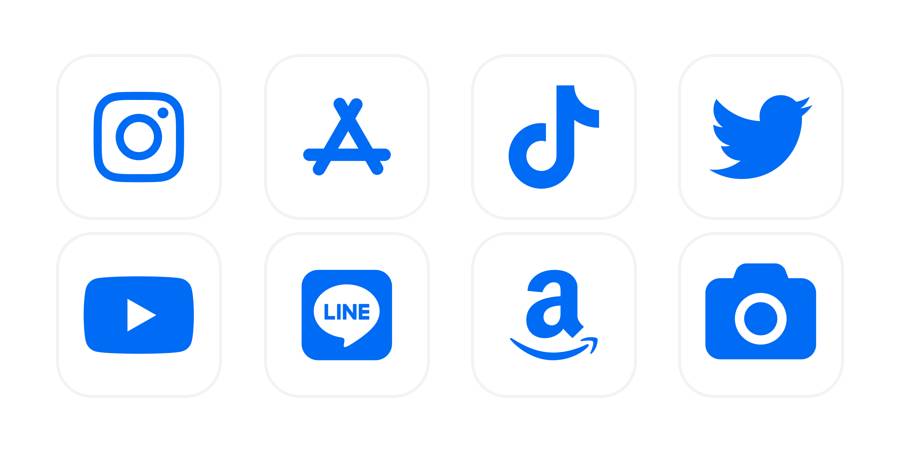 BLUE Пакет с икони на приложения[AOPU6fcDOCCc2GZoSX06]