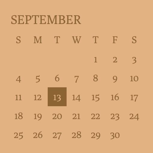 Autumn Calendar カレンダー ウィジェット[b28tYtDprpQ1T5IgV6Nw]