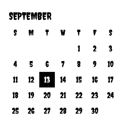 Halloween Calendar Kalender Widget-Ideen[TfpfirMn0q2HxHQkP9MZ]