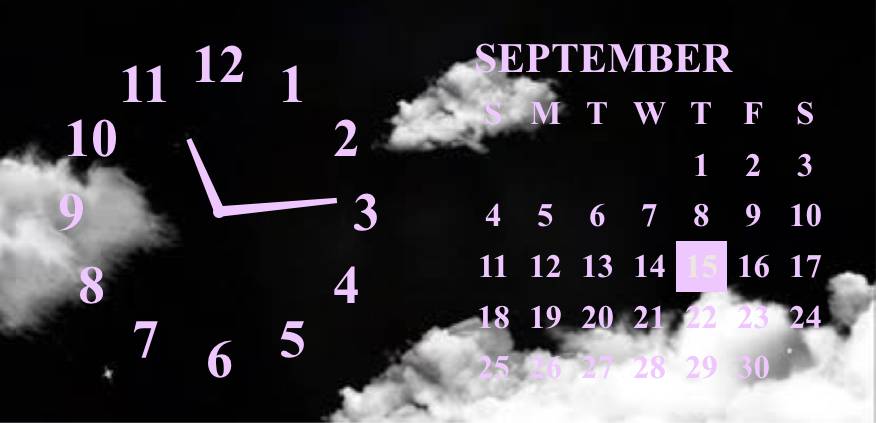calendar Horloge Idées de widgets[wM5FLwXH67wQjBMQLPOz]