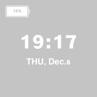 時計1 Zeit Widget-Ideen[lD8PMKCfA7THxlu1QPY7]