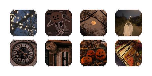 Halloween/ Fall Aesthetic Pacchetto icone app[3KHG7UBpd8I5OiNDfrvk]