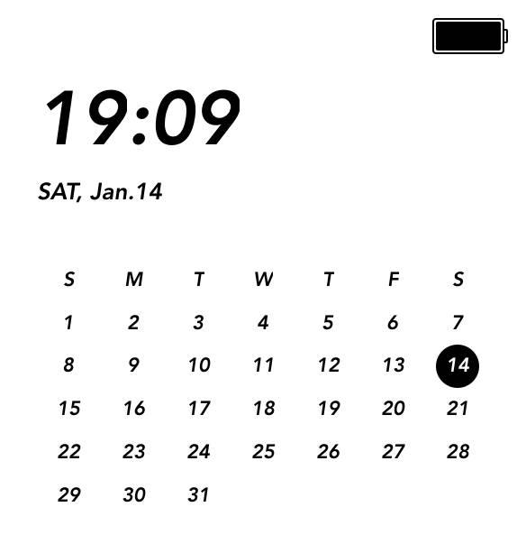 Calendario Ideas de widgets[DIRVRApqh8rT30QQ5An2]