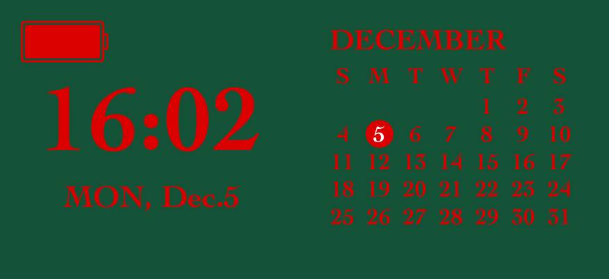 GUCCI風 Calendario Idee widget[SN3t1ZWVpwFyz1tzs57C]