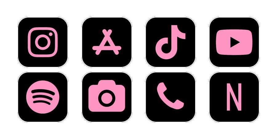 pink Pakiet ikon aplikacji[TNy6KOryx5qjePjtI6gM]