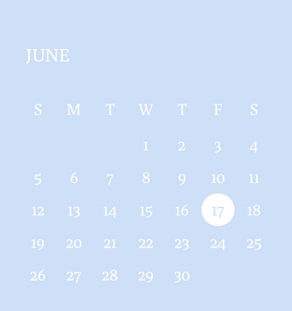 Calendario Ideas de widgets[yzFiCbnRJRJ4YaXyyVqK]